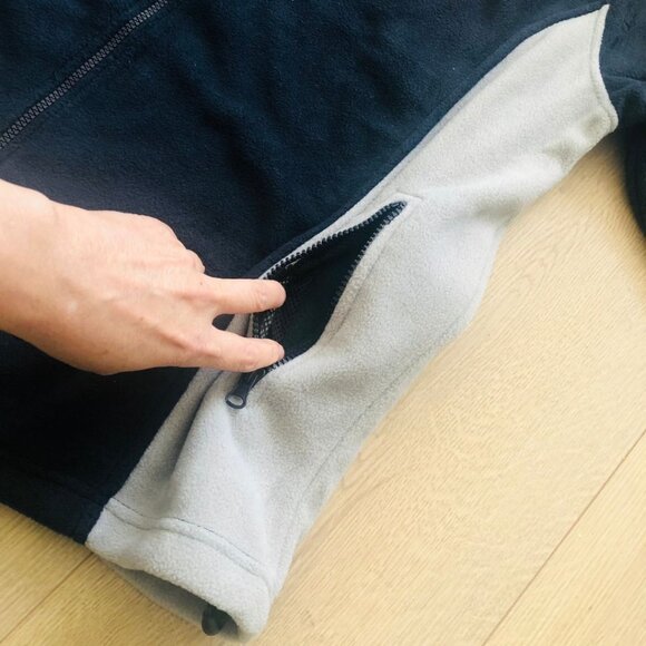 NWOT - DC Classic Blue and Grey Lucky Logger Fleece Zipper Jacket - XL - Picture 8 of 13